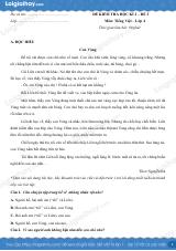 Đề thi học kì 2 Tiếng Việt 4 - Đề số 3